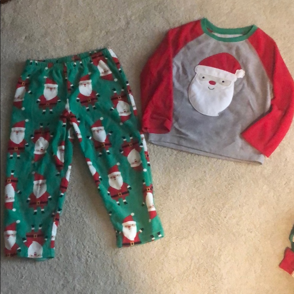 5t Christmas fleece Christmas pjs
